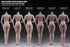 Phicen TBLeague S23B Suntan, Medium Bust Female Seamless 1/6 Body Action Figure